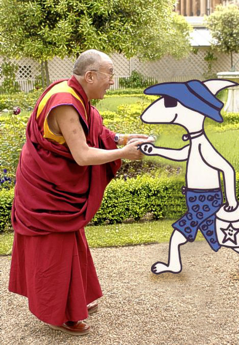 The Dahli Lama and Pug